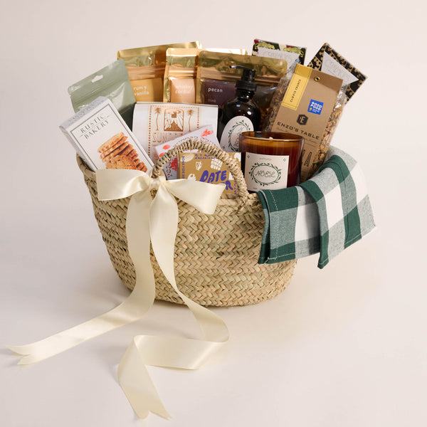 Grand French Basket Green
