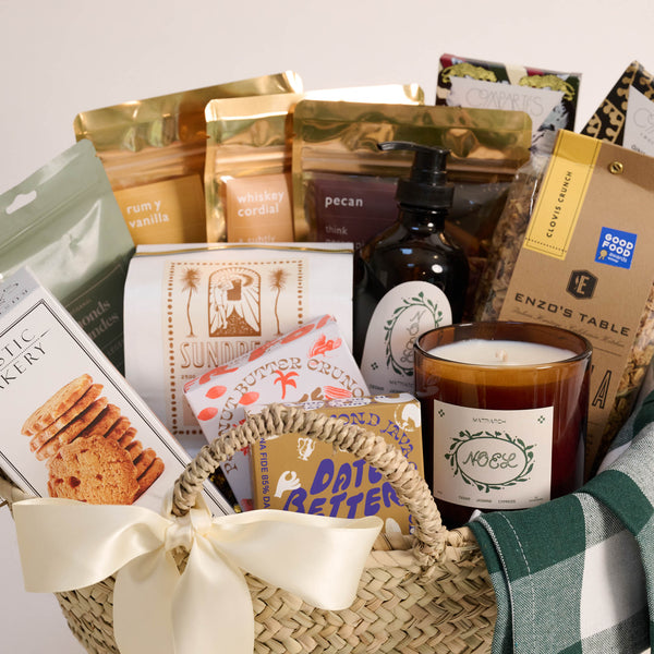 Grand French Basket Green