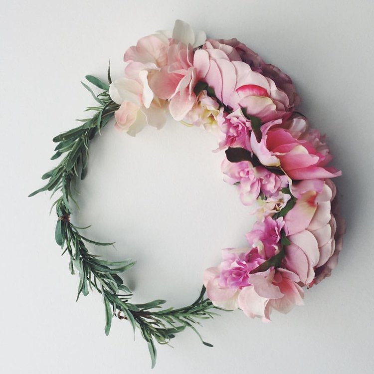Custom Silk Flower Crown