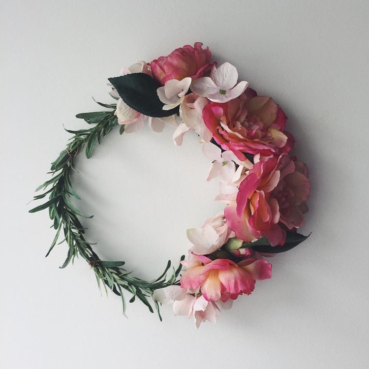 Custom Silk Flower Crown